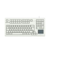 g80-11900lumgb-0 Cherry CHERRY G80-11900 Wired USB Touchpad Keyboard, QWERTY (UK), Light Grey