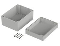 62238000-em-238 Bopla Euromas II Series Light Grey Polycarbonate Enclosure, IP65, Light Grey Lid, 160 x 120 x 92mm