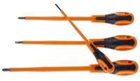 620-6 Bahco Phillips; Slotted Insulated Screwdriver Set, 6-Piece