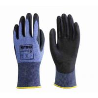 241pc18-07 Unigloves 241PC18 Black, Blue Fibreglass, HPPE, Nylon, Spandex Work Gloves, Size 7, Smart Power Selector Coating