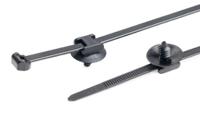 156-00432 HellermannTyton Cable Tie, 150mm x 4.6 mm, Black Nylon, Pk-500