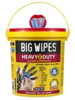 2427 Big Wipes HEAVY DUTY PRO+ Wet Wipes, Bucket of 240, 200 x 300mm