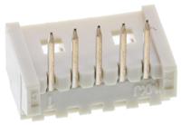 53048-0510 Molex PicoBlade Series Right Angle Through Hole PCB Header, 5 Contact(s), 1.25 mm Pitch, 1 Row, Shrouded