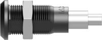 643042-24 Staubli Yellow Socket Test Socket, Solder Termination, 25A, 30V ac, Nickel Plating