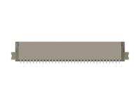384298-e ERNI DIN Series 160 Way 2.54mm Pitch, Type Connector Plug, 5 Row, Right Angle DIN 41612 Connector, Plug