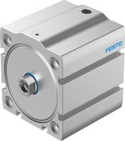 aen-s-63-10-i-p-a Festo Pneumatic Compact Cylinder - 5132651 63 mm Bore, 10 mm AEN Series, Single Acting Acting