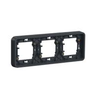 mur34109 Schneider Electric Grey 3 Gang Plug Socket, Indoor, Outdoor Use