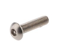 621-2748 RS PRO Plain Button Stainless Steel Tamper Proof Security Screw, M3 x 12mm