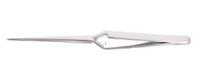 136-9854 RS PRO 165 mm, Stainless Steel, Blunt; Round; Serrated, Tweezers