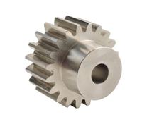 182-7881 RS PRO Steel 15 Teeth Spur Gear, 0.5 Module, 3mm Bore Diam, 7.5mm Pitch Diam, 6mm Hub Diam
