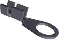 160337-2 TE Connectivity Uninsulated Crimp Ring Terminal, M6 Stud Size, 0.8mm² to 2.1mm² Wire Size