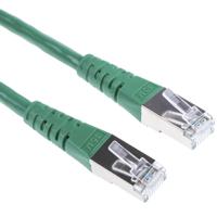21151393-30 Roline, 15m Cat6, Green RJ45 to Male RJ45 Male, S/FTP Shielded, Terminated PVC Sheath