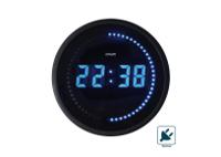 11522 Orium Black Wall Clock, 30cm Diameter