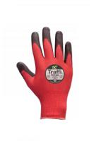 tg1360-rd-8-pack Traffi Traffi Elastane, Nylon Work Gloves, Size 5-12