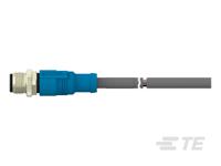 t4161120005-001 TE Connectivity Male 5 way M12 to 5 way Free End Sensor Actuator Cable, 500 mm