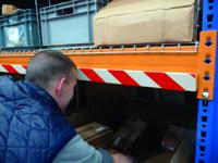 puc500rb Viso Red, White Wall Protector 5000mm x 60mm