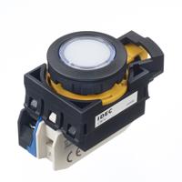 cw1l-m1e10q4pw Idec CW Series Illuminated Push Button, Panel Mount, 22mm Cutout, SPST, IP65