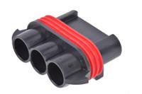 12124685 Delphi, Metri-Pack 630 Automotive Connector Socket Black Cable Mount 3 Way, Crimp Termination