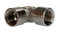 176-1081 RS PRO Brass Pipe Fitting, 90° Threaded Elbow, Female G 3/8in to Female G 3/8in