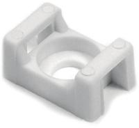 151-30605 HellermannTyton White Cable Tie Mount 15.5 mm x 21.8mm, 7.9mm Max. Cable Tie Width