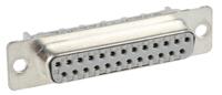 8325-6009 3M 8300 25 Way Right Angle Cable Mount D-sub Connector Socket, 2.74mm Pitch