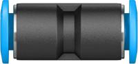 qsm-6 Festo QSM Series Straight Tube-to-Tube Adaptor, Push In 6 mm to Push In 6 mm, Tube-to-Tube Connection Style, 153325