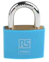 781-6001 RS PRO Key Brass Padlock, 6mm Shackle, 43mm Body