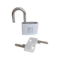 195-8228 RS PRO Key Aluminium, Steel Padlock, Keyed Alike, 6mm Shackle, 43mm Body