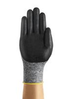 11801100 Ansell HyFlex 11-801 Grey Nylon Nylon Work Gloves, Size 10, Nitrile Foam Coating