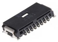 214014-214014-e ERNI MiniBridge Series Right Angle Surface PCB Header, 8 Contact(s), 1.27 mm Pitch, 1 Row, Shrouded