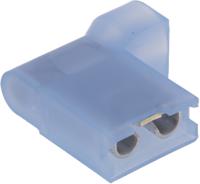 3-520133-2 TE Connectivity Ultra-Fast .250 Blue Insulated Female Spade Connector, Flag Terminal, 6.35 x 0.81mm Tab Size, 1.3mm² to