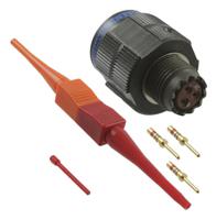 d3899926wa98pn Amphenol Limited, D38999 3 Way Free Hanging MIL Spec Circular Connector PlugGreen, Pin Contacts,Shell Size 9, Quick