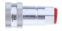 745-4716 RS PRO Steel Female Hydraulic Quick Connect Coupling, BSP 3/8 Female