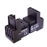 pyf14-esn-b Omron MY4 14 Pin 250V ac DIN Rail Relay Socket, for use with MY2, MY4