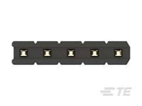 2355045-5 TE Connectivity AMPMODU Series Straight Through Hole Pin Header, 5 Contact(s), 2 mm Pitch, 1 Row, Unshrouded