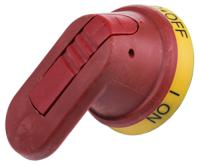 ohy65j6-1sca022380r9820 ABB Red/Yellow Rotary Handle