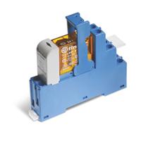 486170121050spa Finder 48 Series Electromechanical Interface Relay, DIN Rail Mount, 12V Coil, SPDT, 1-Pole, 16A Load