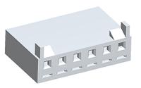 43061-0006 Molex, SPOX Female Connector Housing, 3.96mm Pitch, 6 Way, 1 Row