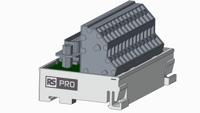 265-7032 RS PRO 25-Contact Male Interface Module, D-sub Connector, DIN Rail Mount, 1A
