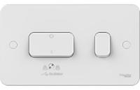 ggbl10131r Schneider Electric White Lisse Fan Isolator Switch, 230V, IP20