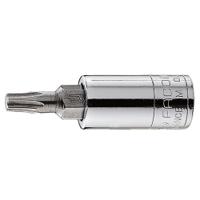 rx27 Facom 1/4 in Drive Bit Socket, Torx Bit, T27, 37 mm Overall Length