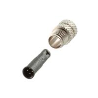 850-004-103rls4 Norcomp Circular Connector, 4 Contacts, Cable, M5 Connector, Plug, Male, IP67, IP68, M5 Series