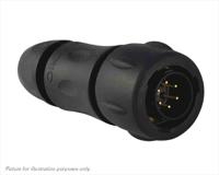 uts6jc10e6p Souriau Sunbank by Eaton Circular Connector, 6 Contacts, Cable, Standard Connector, Socket, Male, IP68, IP69K, UTS