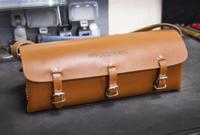 703232 Facom Leather Tool Bag with Shoulder Strap 405mm x 145mm x 125mm