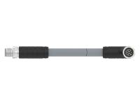 t4162ab9l25-005 TE Connectivity Male 5 way M12 to Female 5 way M12 Sensor Actuator Cable, 5 m