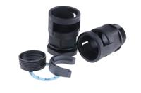 bvnv-p213 PMA Straight, Conduit Fitting, 23mm Nominal Size, PG21, PA 6, Black IP68 rating