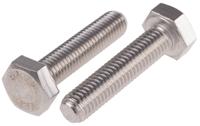 190-399 RS PRO Stainless Steel, Hex Bolt, M10 x 45mm