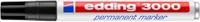 4-3000001 Edding Broad Tip Black Marker Pen