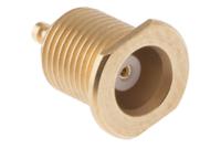 r113553000w Radiall, Jack Panel Mount MCX Connector, 50Ω, Straight Body