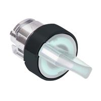 zb4bk12137 Schneider Electric Harmony Series White Illuminated Stay Put Push Button Head, 22mm Cutout, IP66, IP67, IP69, IP69K